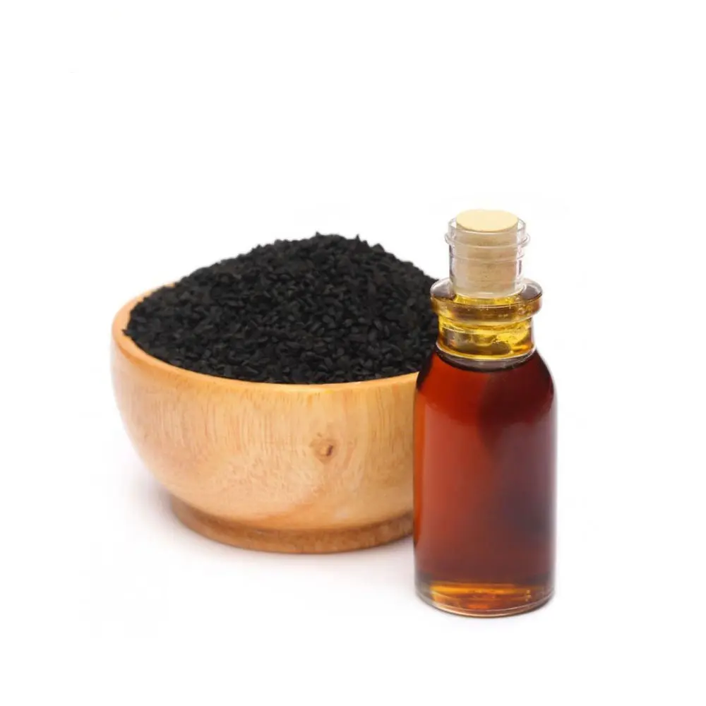 Aceite de semilla de comino negro, aceite portador prensado en frío, líquido, negro puro, para piel seca, venta al por mayor, calidad estándar