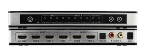 Conmutador de matriz hdmi 4 en 2, compatible con 4K, 30Hz, CEC ARC con salida de audio - Product Image 4