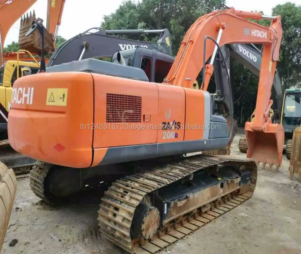 Usato escavatore hitachi zx200 con alta qualità in vendita calda in shanghai