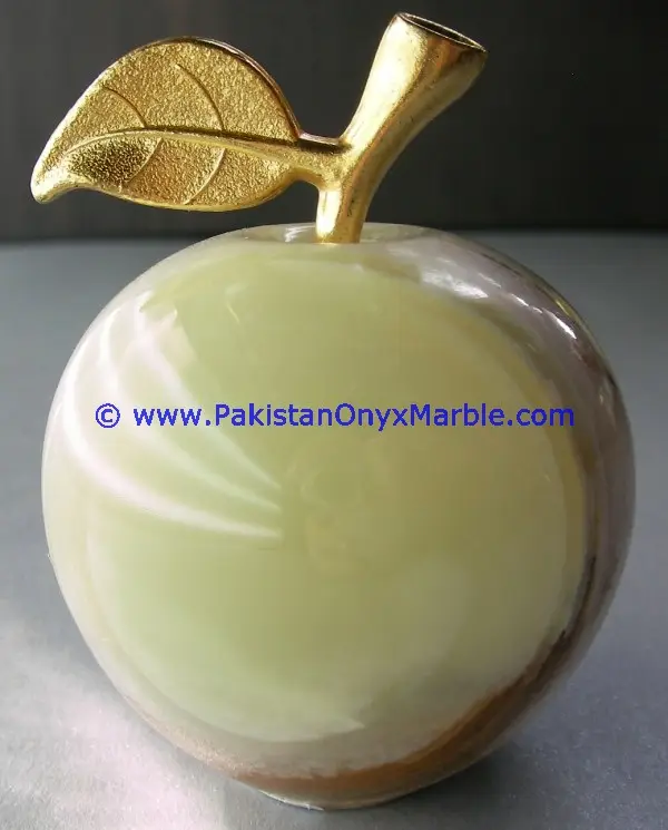 Marmo e Onice Frutta, Marmo e Onice Apple, Pakistan Prodotti Artigianali