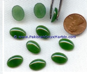 หินหลวมทำมือ Nephrite หยก Cabochons ชั้นดี - Product Image 6