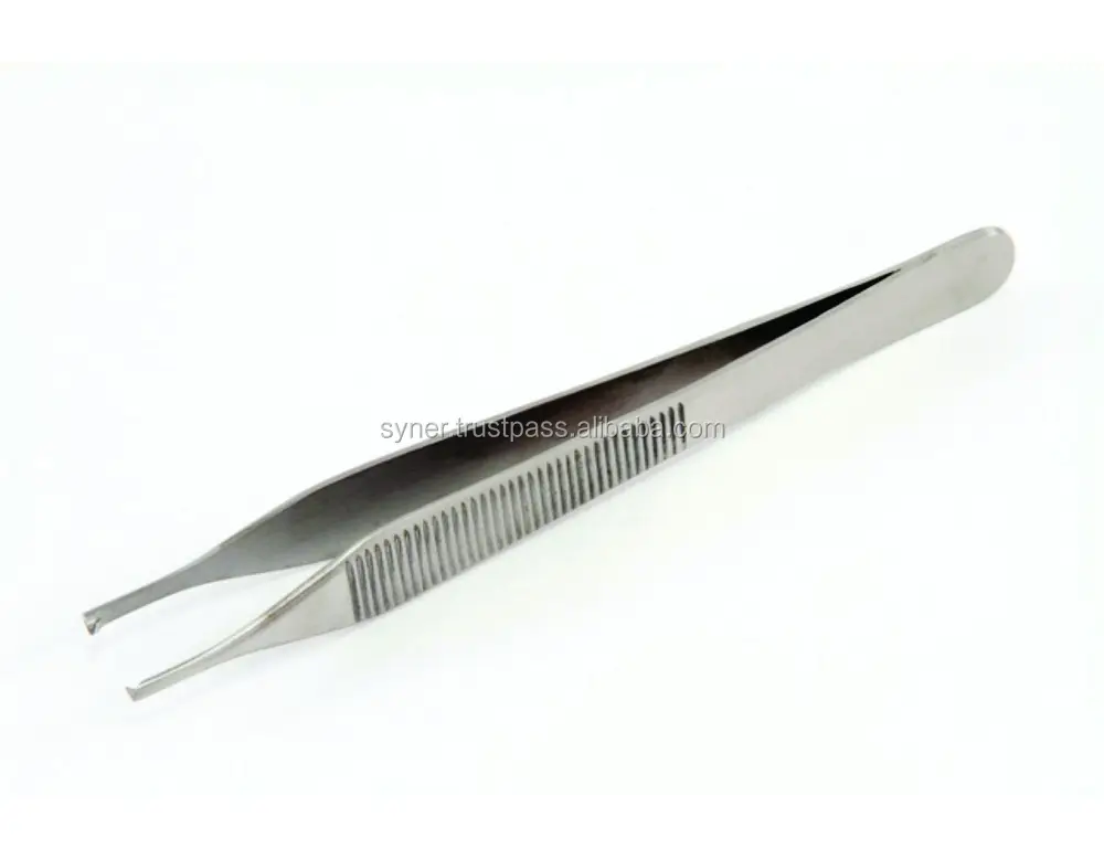 Adson Tweezer With Teeth 12 Cm 1 × 2 Rat Tooth Kocher Tweezer Adson 12センチメートルDressing Forceps New Instruments