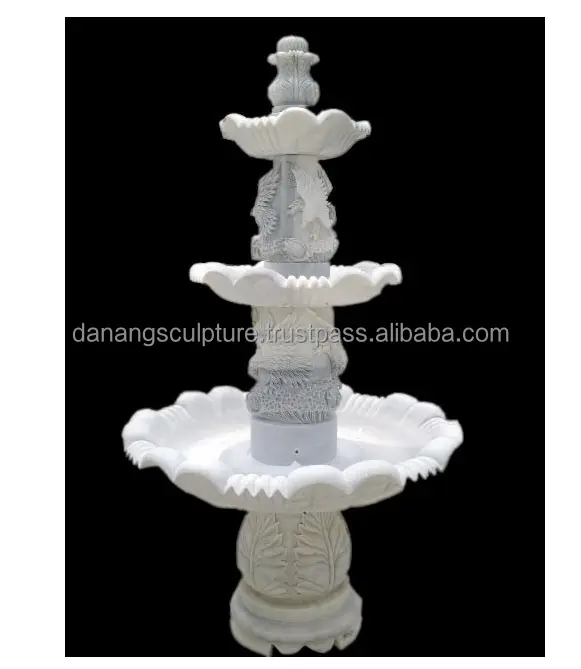 Design personalizzato all'aperto palla di rotolamento fontana di pietra a strati fontana di acqua rotante sfera di pietra fontana