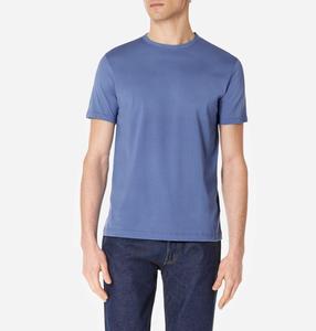 牛仔蓝色热卖男式纯棉T恤 - Product Image 2
