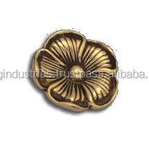 OMG ngành công nghiệp rắn brass Rèm <span class=keywords><strong>Rosette</strong></span> Rèm holdbacks Rèm Tieback móc lá phong cách - Product Image 3