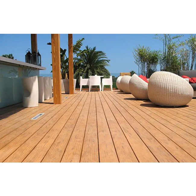 Acheter Wpc Revêtement de sol Bois Plastique Composite Terrasse Extérieur Plancher de bois Fabriqué en Italie