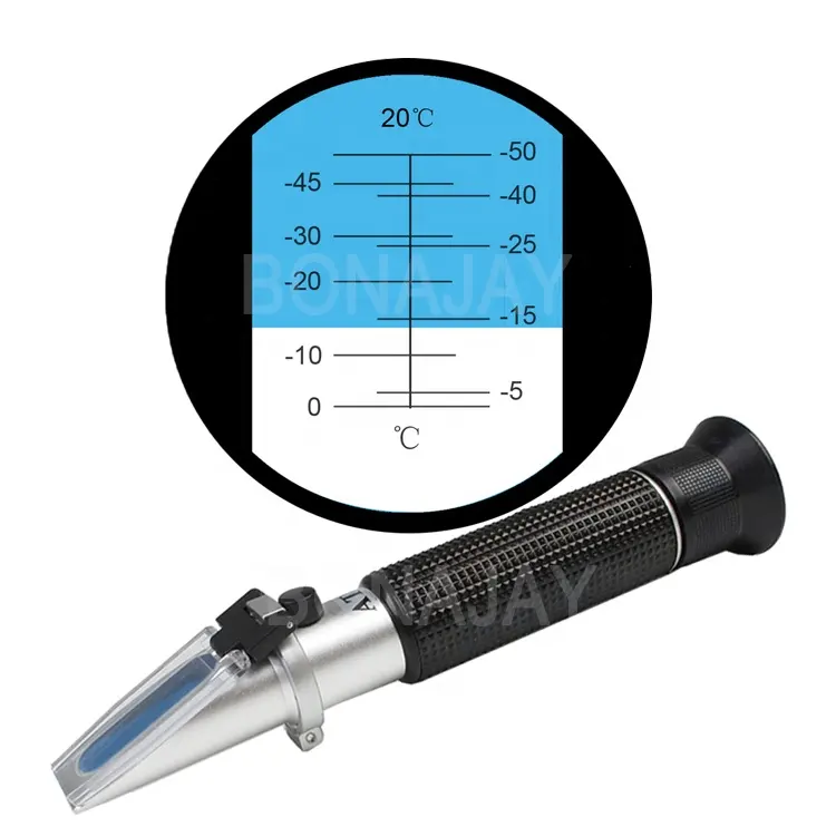 Tragbares Auto-Refrakto meter Methanol-Frostschutz prüfgerät-50 ~ 0 Methanol-Gefrierpunkt-Messgerät Glas wasser