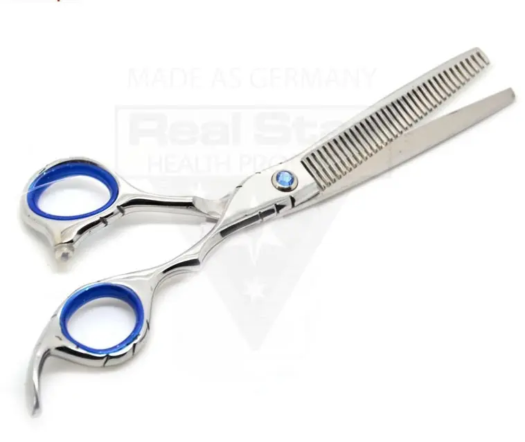 Professional hairdressing scissor hair scissor Metallic Silver Rings salon hair equipment barber shop equipment Scissors