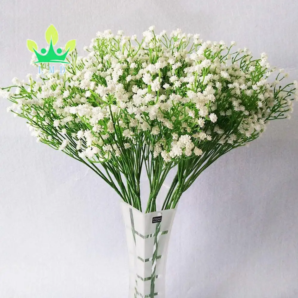 Plantes artificielles Gypsophila en soie, 1/10 pièces, plante, décoration de fête de mariage, véritables tactiles, DIY, pour le jardin, la maison