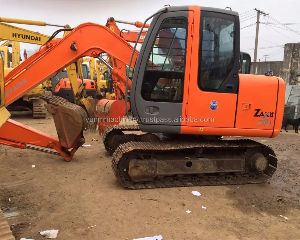 Usato Hitachi ZX70 escavatore/hitachi eccellente piccolo escavatore