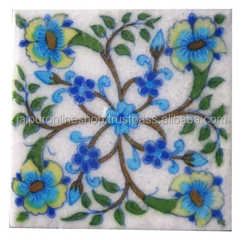 Telha azul indiano da cerâmica da jaipur online para piscina