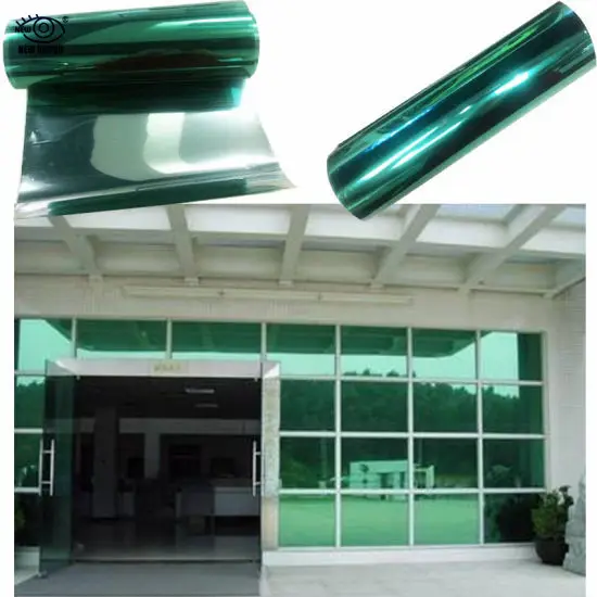 Auto adhesivo rollos de ventana de puerta de vidrio tintado pegatinas decorativa película solar para las ventanas de su casa
