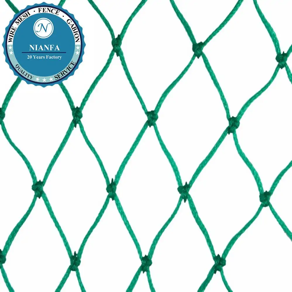 48mm malha 2mm gêmeo cobertura do tribunal do tênis perimmetro netting (fábrica de cantão)