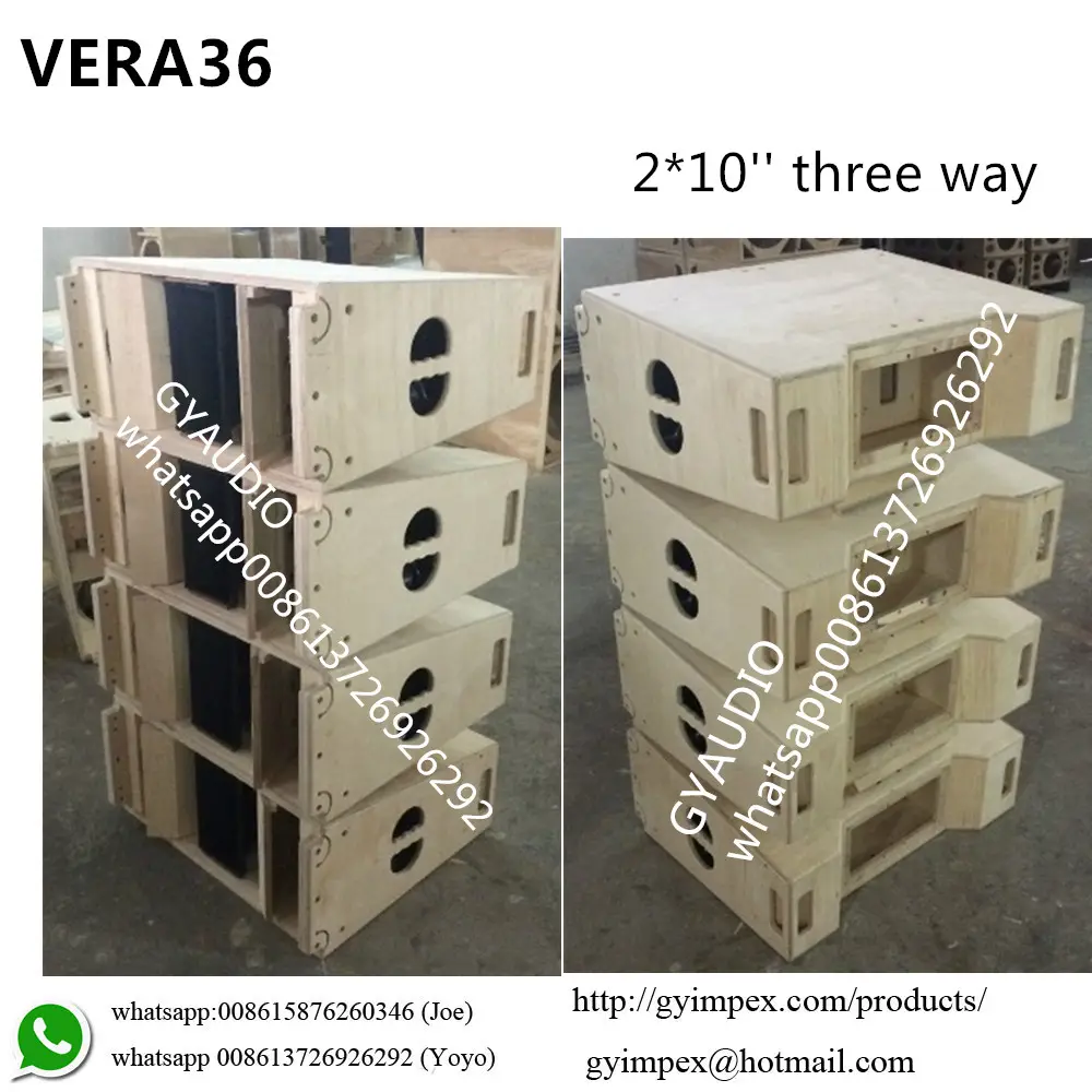 Caixa de som vazio, madeira compensada gabinete caixa line array (VERA36 / VR36)