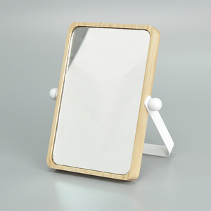 Big Black Rectangle Shape Metal Desktop <strong>Mirror</strong>