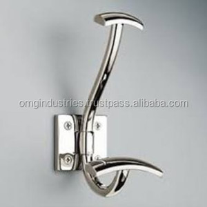 <strong>OMG</strong> Industries Cast Iron Double Wall Hat Coat Hook Top Sale Grab Hook in Black Wholesale Product