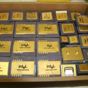 100% Intel Pentium Pro Cerâmica CPU,CPU PROCESSADOR de RESTOS de CERÂMICA, RAM SUCATA