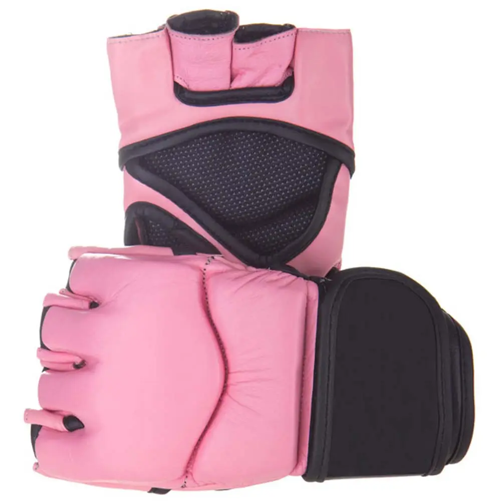 Angepasst Unisex Muay Thai Kick Boxing MMA Handschuhe Boxsack Training Martial Arts frauen damen mädchen Rosa MMA Handschuhe