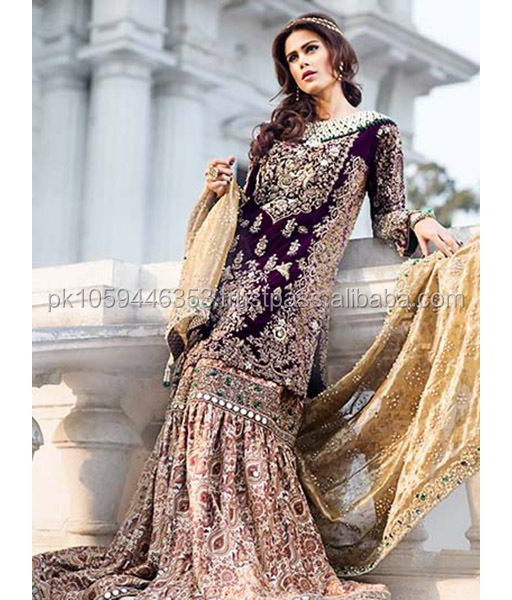 latest pakistani party wear dresses 2018