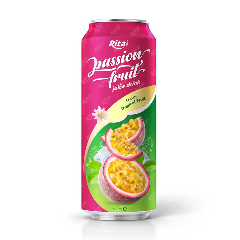 Manufacturer High Quality Refresh Beverage Naturel Fruit Juice Private Label 500 Ml Passion Fruit juice Supplier