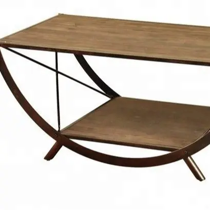 Estantería redonda de muebles de madera de Metal de diseño minimalista nórdico para muebles de apartamento y hogar