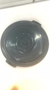 环保80L塑料容器圆形塑料垃圾箱，带盖，用于废物管理