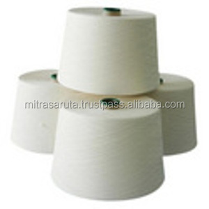 Màu trắng tự nhiên NE 10/1 20/1 kết thúc mở tái chế sợi sợi thân thiện với môi trường được chứng nhận để dệt vải thân thiện với môi trường - Product Image 1