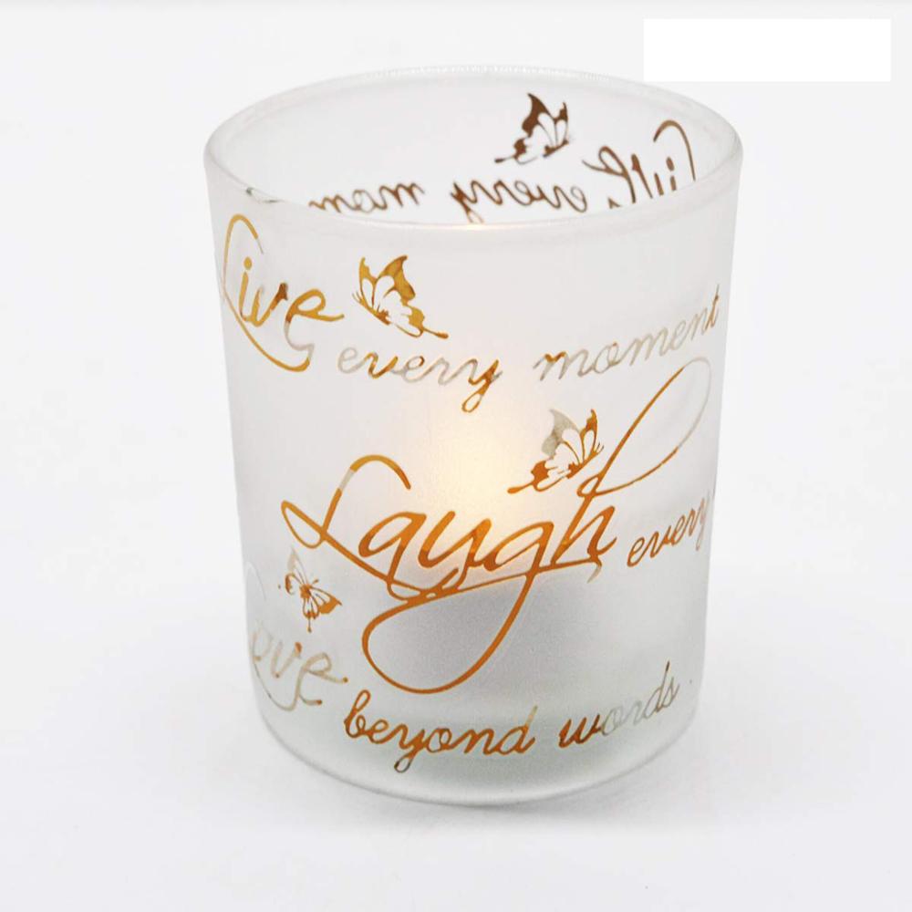 White With Golden printing
