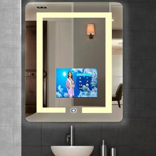 Baño Led inteligente chino, espejo Android, Tv con pantalla táctil