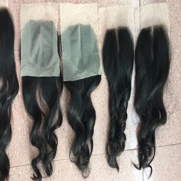 Las extensiones de cabello con cierre duran mucho tiempo, cabello de buena calidad hecho en Vietnam