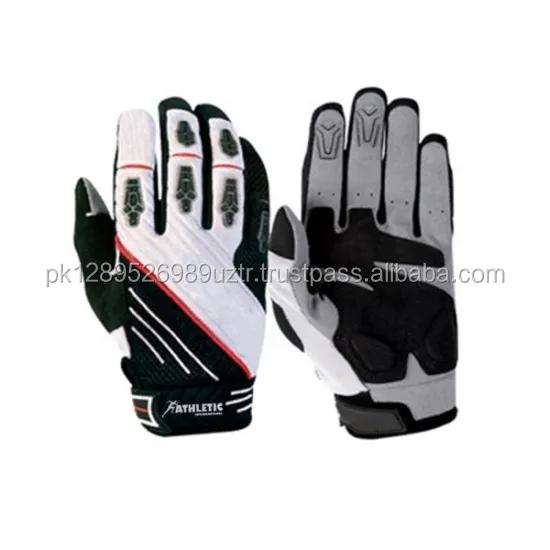 Motocross-Handschuhe Leder griff Beste Qualität Fingers chutz gepolsterte Fahr handschuhe Motorrad handschuhe