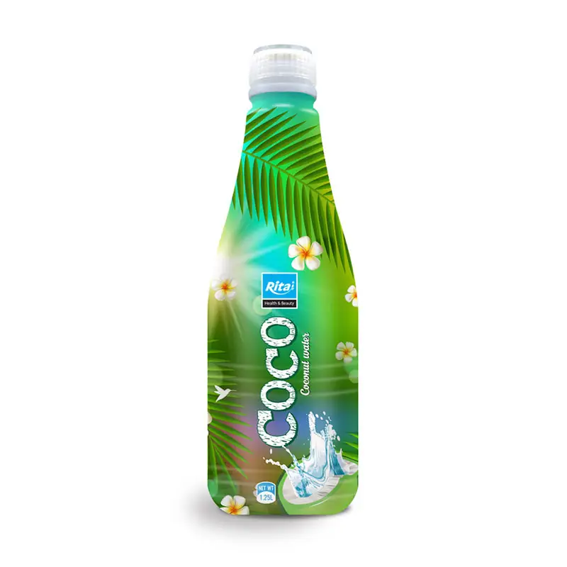 제조 업체 1250ml 100% 천연 순수 코코넛 물 빠른 배달 품질 서비스에서 베트남 음료 회사 개인 라벨