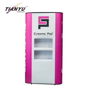 Polyester Printing Custom Print Photo Booth <strong>Curved</strong> Magnetic <strong>Pop</strong> up <strong>Display</strong>