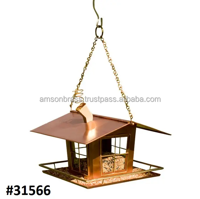 Best Quality at Lowest Price Most Popular Bird Feeder Modern Design Lovely Silver Colour Iron Metal Bird Feeder For Outdoor