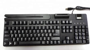 <strong>Keyboard</strong> <strong>with</strong> Biometric Fingerprint <strong>Scanner</strong> Mechanical Secure Card Reader Free SDK 104 Keys Plug and Play,internet Keys Wired - Product Image 3
