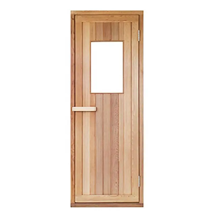 Alphasauna Western Red Cedar Wood Sauna Door