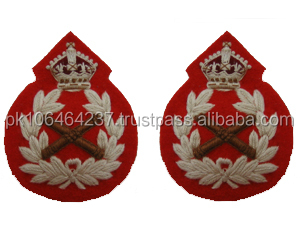 Thêu Phụ Kiện May Mặc Chủ Tịch Nhà Cung Cấp Tùy Chỉnh Nhà Máy Vá Lĩnh vực Marshal Xếp Hạng Phù Hiệu - Product Image 2