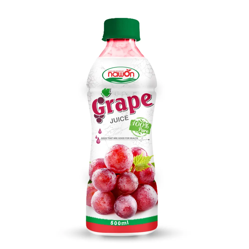 500ml nawon garrafa 100% puro kosher grape bebidas de suco