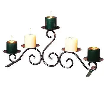 NERO IN FERRO BATTUTO SUPPORTO di CANDELA DECORAZIONE di CERIMONIA NUZIALE TEA LIGHT CANDLE HOLDER MIGLIORE QUALITÀ di TÈ a LUME di CANDELA TITOLARE