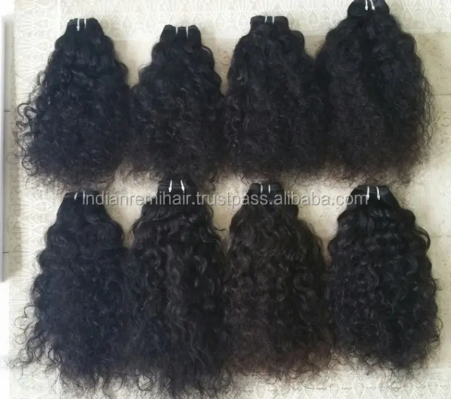 女性のためのキューティクル整列人間の髪とプレミアム品質の生の巻き毛の人間の髪を購入する使用可能なヘアウィッグ低価格