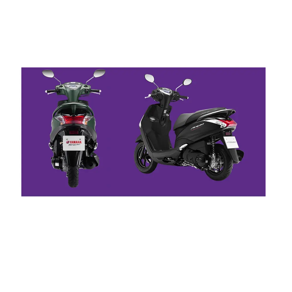 Migliore vendita!!! Scooter a gas di alta qualità 125cc moto (zov Deluxe) nero/verde muscoloso