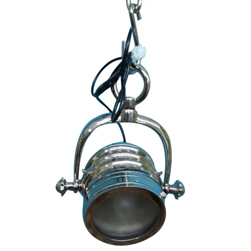 Candelabros de níquel brillante, lámpara colgante Industrial para Decoración de cocina, elegante, personalizado, diseño único