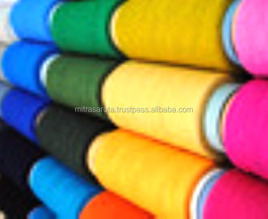 Tái chế Polycotton NE 12S-20S màu sợi cho vớ Đan và dệt vải thân thiện với môi <span class=keywords><strong>Spun</strong></span> loại - Product Image 1