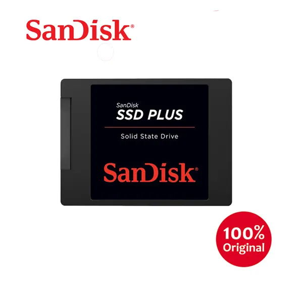 SanDisk ฮาร์ดดิสก์ SDSSDA ของแท้,ฮาร์ดดิสก์ SATA III SSD HDD ความจุ120GB 240GB