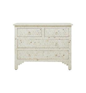 İnci ve kemik kakma-4-Drawer komodin-küba - Product Image 1