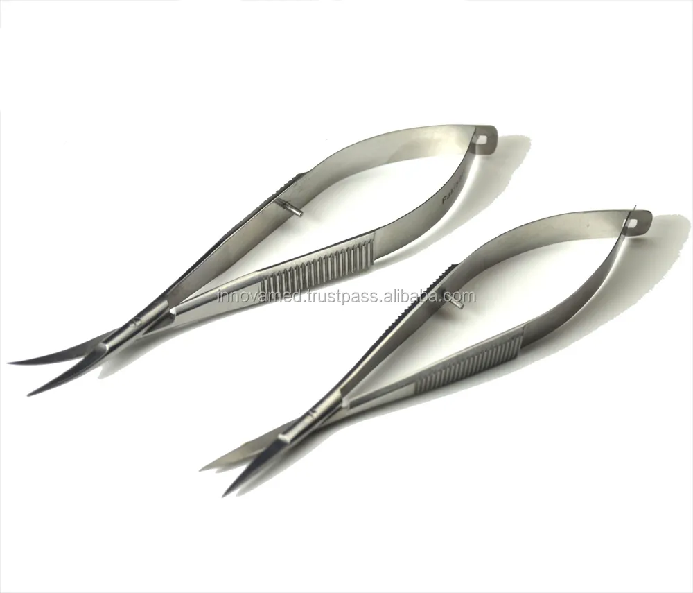 Professional Micro Scissors, Professional Manicure Micro Scissors, Micro Spring Scissors CUTICLE Right-handed Scissors Nail Care