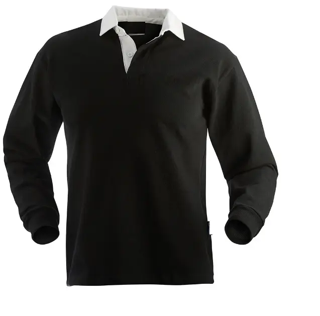 Polo Style Custom Rugby Shirt uomo S cucito a righe manica lunga Rugby sport per uomo stampa a sublimazione Unisex OEM jersey uniform