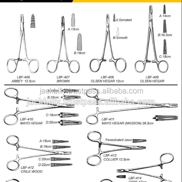 Forceps différents types de forceps nom de forceps médical