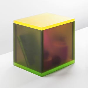 Customized Made Small Acrylic Block <strong>Cube</strong> Colored Gift Box with Removable Lid - Product Image 6