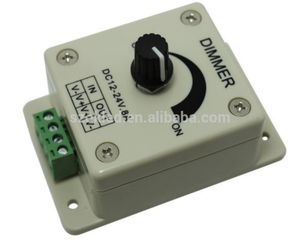 12-24 v 8A LED Rotazione manuale Dimmer Manualmente Interruttore PWM Dimming controller di Controllo Per Singolo Colore HA CONDOTTO La Striscia luce - Product Image 5